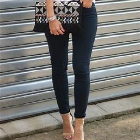 Stella & Dot | Black/Multi Embroidery Taj Clutch - Picture 5 of 10